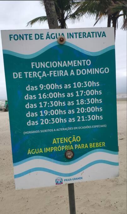Apartamento 2 Dormitorios E Sacada Gourmet Frente Ao Mar Praia Grande  Zewnętrze zdjęcie