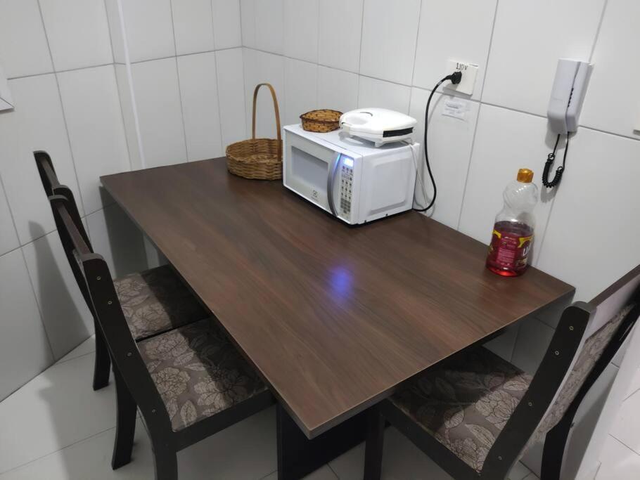 Apartamento 2 Dormitorios E Sacada Gourmet Frente Ao Mar Praia Grande  Zewnętrze zdjęcie